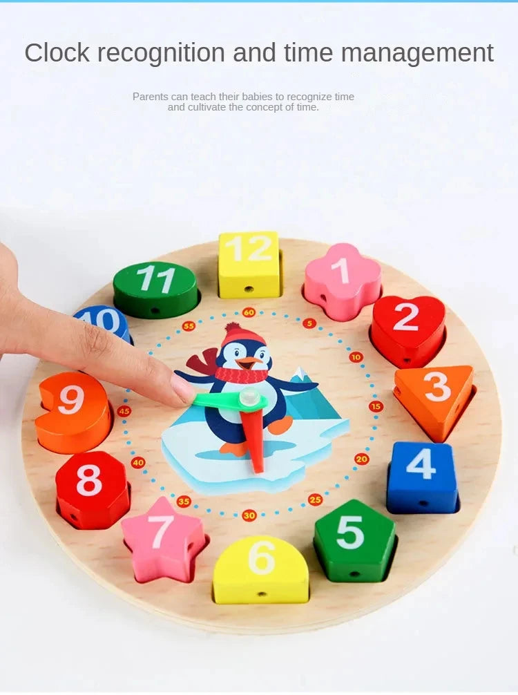 Montessori Holzspielzeug – Zahlen & Motorik Lernspiel für Kinder (1–3 Jahre)