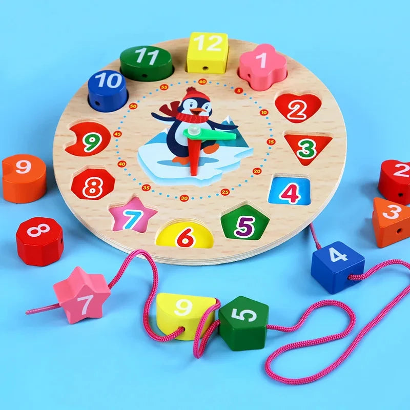 Montessori Holzspielzeug – Zahlen & Motorik Lernspiel für Kinder (1–3 Jahre)