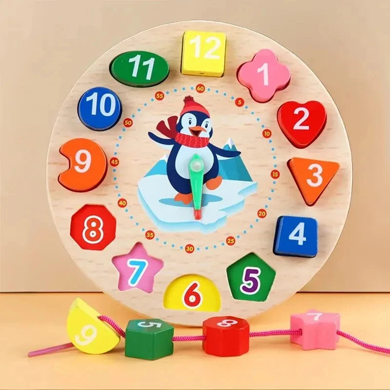 Montessori Holzspielzeug – Zahlen & Motorik Lernspiel für Kinder (1–3 Jahre)