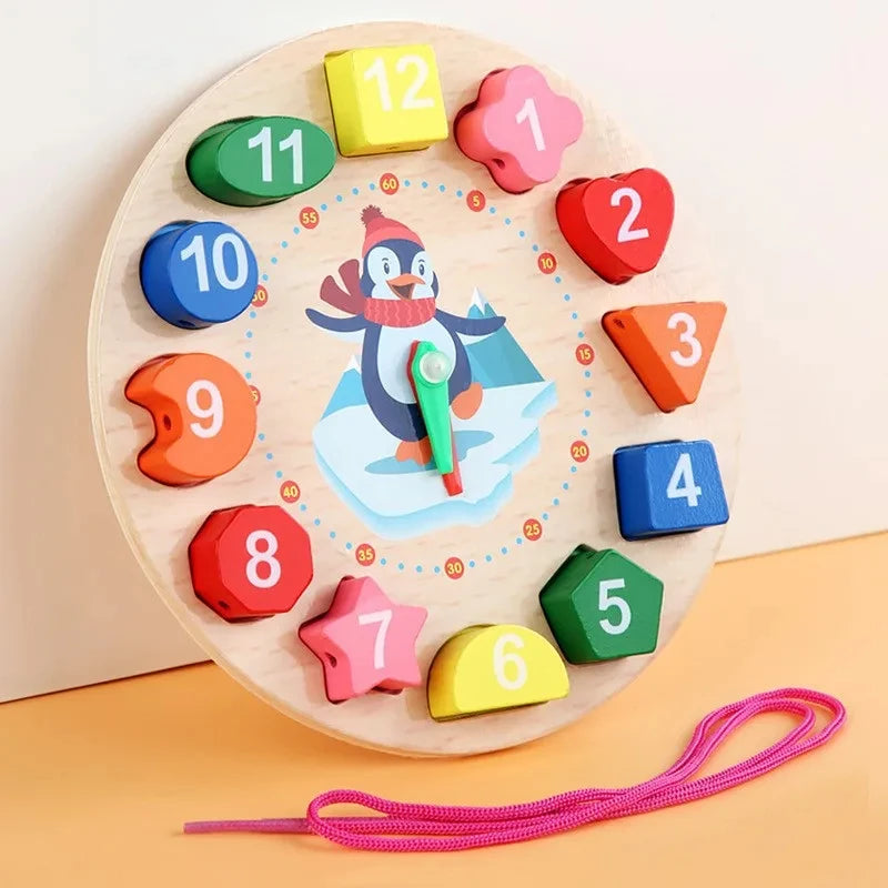Montessori Holzspielzeug – Zahlen & Motorik Lernspiel für Kinder (1–3 Jahre)
